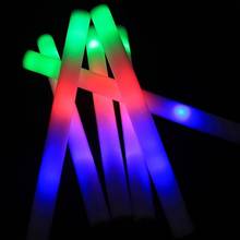 Luminous LED Glow Light Stick Foam Wand Concert Performance Party Prop Toy Led Light Glowing Toys For Kids Adult Birthday Gifts 2024 - buy cheap