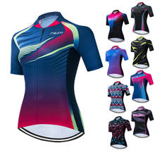 Teleyi-Camiseta de Ciclismo para mujer, camisetas de equipo profesional para bicicleta de montaña, ropa de Ciclismo de carretera, Maillot de verano, 2021 2024 - compra barato