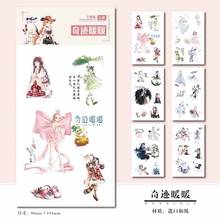 6 Sheets/Set  Miracle Nikki Decorative Sticker DIY Diary Scrapbooking Label Stickers Gift Stationery 2024 - buy cheap