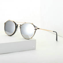 Mincl/design da marca clip em óculos de sol para homens design da marca moda feminina óculos de sol de moda vintage retro moda óptica óculos de sol uv nx 2024 - compre barato