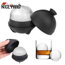 NICEYARD 3D Silicone Ice Hockey Mold Ice Ball Maker  Whiskey Wine Cocktail Ice Cube Sphere Mould Bar Accessories Kitchen Tool 2024 - buy cheap