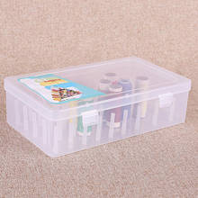 Thread Storage Box Embroidery Crafts Thread Plastic Cross Stitch Bobbins Case 2024 - buy cheap