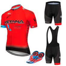 2020 Team New ASTANA Cycling Clothing Set Mens Bicycle Maillot MTB Racing Ropa Ciclismo Summer Hombre Roupa Bike Jersey 2024 - buy cheap