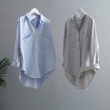 2020 primavera feminina blusa de verão coreano manga longa das mulheres topos e blusas camisas femininas do vintage blusas 2024 - compre barato