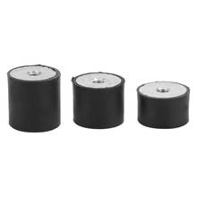 Rubber Mount 4pcs Female Thread Rubber Mount M6 Anti Vibration Coil Isolator Damper for Air Compressors Engines Gasoline Engines 2024 - buy cheap