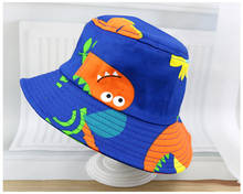 Kids Summer Cute Fruit Print Hat Sun Protection Hat For Girls Boys Bucket Cap Children's Embroidered Fruit Fisherman Hat 2024 - buy cheap