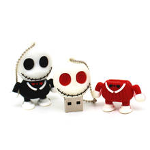 Pendrive Cartoon Skull USB Flash Drive 64GB 128GB Memory Stick 4GB 8GB 16GB 32GB Flash Memory Stick Pen Drive U Disk cle gift 2024 - buy cheap