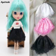 Doll Clothes For Blythe Doll Cool Outfits White Top Shirt Black Skirt For Blythe Licca Doll Clothes 1/6 Doll Accessories Toy 2024 - buy cheap