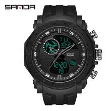 Men's Sports Watches S Shock Military Watch Men 50m Waterproof Wristwatch LED Quartz Clock SANDA Watch Male relogios masculino 2024 - buy cheap