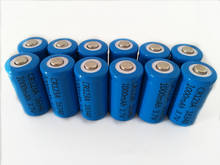 Batería recargable de litio para cámara, pila de gran capacidad de 3,7 mAh, CR123A, 16340 V, 12 unids/lote, 1000 2024 - compra barato