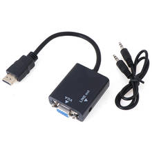 HDMI to VGA Adapter Cable HDMI VGA Converter Cable Support 1080P with Audio Cable for HDTV XBOX PS3 Laptop TV Box 2024 - buy cheap