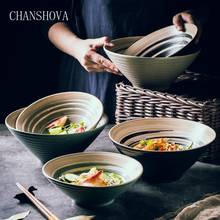 CHANSHOVA Chinese Style Underglaze Painting High-capacity Ceramic Bowl Porcelain Mixing Bowl Tableware Kitchen Utensils H139 2024 - buy cheap