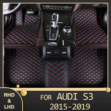MIDOON Car floor mats for AUDI S3（sedan）2015 2016 2017 2018 2019 Custom auto foot Pads automobile carpet cover 2024 - buy cheap