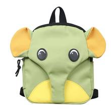 Mochilas de nylon para crianças, mochila escolar de jardim de infância, desenho animado para meninos e meninas, mochila escolar de elefante 2024 - compre barato