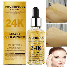 Luxury Gold Ampoule 99.99% Pure Gold Essence Hyaluronic Acid Whitening Moisturizing Anti Aging Day Cream Anti Wrinkle Face Care 2024 - buy cheap