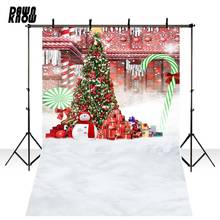 DAWNKNOW Merry Christmas Tree Polyester Background For Family Candy Vinyl Photography Backdrop For Children Photo Studio CM6433 2024 - buy cheap