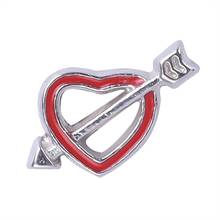 20Pcs Red Arrow Heart Floating Charms Fit Open Memory Locket  Necklaces Pendant For Women Femme Gift  Jewelry Wholesale 2024 - buy cheap