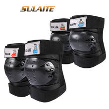 SULAITE 4Pcs/2Pair Motorcycle Biker Knee Guard Racing Elbow Protector Tactical Skate Protective Skateboard Knee Pads Protection 2024 - buy cheap