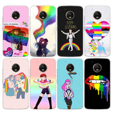 LGBTQ heart Love Phone Case For Motorola Moto G9 G8 G7 G6 G5S E6 E5 Plus Power Play + EU One Action Macro Vision Cover 2024 - buy cheap
