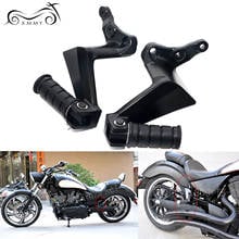 Matte Black Motorcycle Rear Passenger Foot Pegs Footrest Foot Peg For Victory Gunner High Ball Vegas Kingpin Boardwalk 2017 2024 - buy cheap