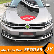 For  jetta ABS Rear Bumper Diffuser Protector For 2019  Volkswagen  jetta Body kit bumper rear Front shovel lip rear spoiler 2024 - buy cheap