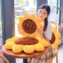 Kawaii Flower Pillow Soft Plush Cushion Stylish Car Pillow Cartoon Plant Stuffed Doll Chair Cushions Kids Lovers Birthday Gift 2024 - buy cheap