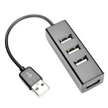 ALLOYSEED Portable 4 Port USB 2.0 HUB Multi USB Splitter Cable 480Mbps USB Expander For Desktop Computer PC Laptop Accessories 2024 - buy cheap