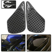 Мотоциклетная противоскользящая накладка на бак, боковая наклейка, защита от газа, колено, сцепление, Тяговая наклейка для Yamaha YZF R1 YZF-R1 04-06 2024 - купить недорого
