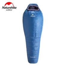 2020 New Naturehike Goose Down Mummy Sleeping Bag Winter 20D 400T Nylon Waterproof Warm 800FP Portable Camping Travel 2024 - buy cheap