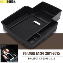 Armrest Storage Box For Audi A4 S4 B8 2011 2012 2013 2014 2015 A5 2008-2020 Center Console Organizer Glove Tray Pallet Case 2024 - buy cheap