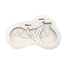 Bicycle Bike Silicone Sugarcraft Mold Chocolate Cupcake Baking Fondant Cake Decorating Tools 2024 - buy cheap