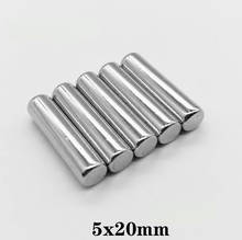 5~100PCS 5x20 mm Rare Earth Magnets Diameter 5x20mm Small Round Magnets 5mm X 20mm Permanent Neodymium Magnets strong 5*20 mm 2024 - buy cheap