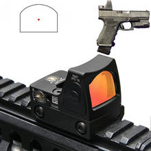 Red dot red dot red sight mini rmr mira de rifle para rifle, mira óptica reflexo com encaixe para trilho de 20mm para glock 17 19. mira de airsoft, caça, mira colisadora 2024 - compre barato