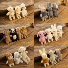 2021 Newborn Photography Props for Baby Cute Animals Handmade Wool Doll Mouse Fotografia Accessory Studio Shoots Photo Props 2024 - buy cheap