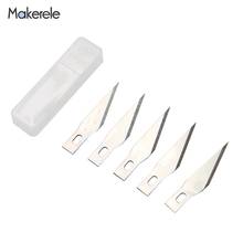 5pcs Blades for Wood Carving Tools Engraving Craft Sculpture Knife Scalpel Cutting Tool PCB Repair 2024 - buy cheap