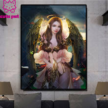 5D diy Diamond Painting wings fairy Cross Stitch Woman angel  Crystal Diamond Embroidery mosaic painting handcrafted home Decor 2024 - buy cheap