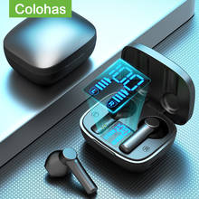 Auriculares TWS inalámbricos con Bluetooth 5,0, cascos estéreo con Control táctil, a prueba de agua, Deportivos 2024 - compra barato