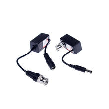 Cable de vídeo RJ45 UTP CCTV, inyector y divisor BNC Balun para 720P, 1080P, AHD, TVI, cámara de seguridad CVI, Balun de vídeo BNC 2024 - compra barato