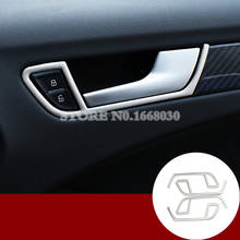 Inner Door Handle Bowl Cover Trim 4pcs For Audi A5 S5 4door 2008-2016 Car Decoration Car Accesories Interior 2024 - buy cheap