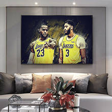 Modern Graffiti Art Basketball Star Poster Canvas Painting Poster and Print Cuadros Wall Art Pictures for Home Decor (No Frame) 2024 - buy cheap