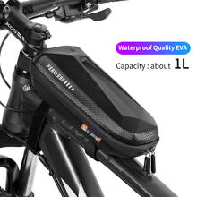 1 шт. велосипедная сумка EVA Жесткий Чехол сумка для велосипеда передняя корзина для шоссейного велосипеда передняя балка сумка для верховой езды оборудование велосипедные сумки & панье 2024 - купить недорого