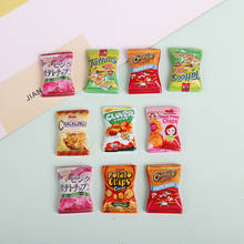 10pcs/set Dollhouse Miniature Kitchen Food Potato Chips DIY Pretend Play Toys Random Color 2024 - buy cheap