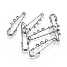 10pcs Iron Safety Pins Assorted Durable, Kilt Pins, Brooch Findings Jewelry Making,51x16x7mm, Hole: 1.8mm; Pin: 2.7mm F60 2024 - buy cheap