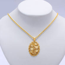 WANDO  New Ethiopian Jewelry Gold Color Flower Wedding Necklaces & Pendant  For Man Women Bride African/Ethiopian/Nigeria Gift 2024 - buy cheap