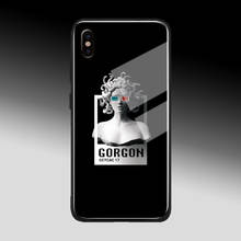 Medusa gorgon Aesthetics statue Tempered Glass Soft Silicone Phone Case Shell For Apple iPhone 6 6s 7 8 Plus X XR XS 11 PRO MAX 2024 - buy cheap