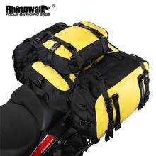 Rhinowalk saco de moto à prova d10água 10l-30l mtb estrada traseiro rack pannier ciclismo saco de assento traseiro bolsa de ombro da motocicleta acessórios 2024 - compre barato