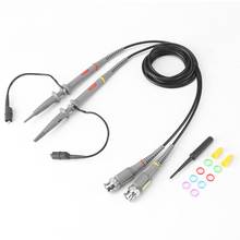 2pcs P6100 Voltage Oscilloscope Probe Kit 100MHz Scope Clip Test Leads Probe Cable Wire Pen 1X / 10X Switchable Set 2024 - buy cheap
