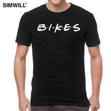 Camiseta pivô of the bike, camiseta masculina de algodão puro com manga curta e gola redonda com letras para ciclismo 2024 - compre barato