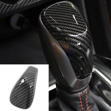 Car Gear Shift Knob Head Cover Sticker Interior Car Styling Accessories ABS Carbon Fiber Black New for Subaru Forester 2019 2024 - buy cheap