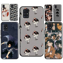 Funda de teléfono Levi Ackerman para Samsung A12, A32, A52, A72, A10, A20 S, A40, A50, A70, A11, A31, A41, A51, A71, A20e, A21S 2024 - compra barato